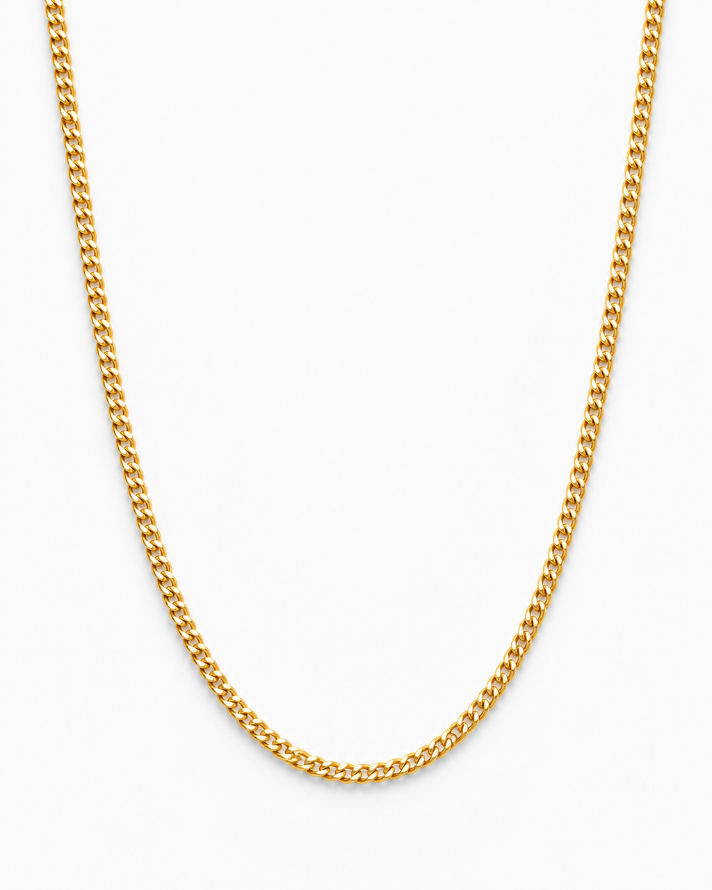Fine Curb Chain Necklace