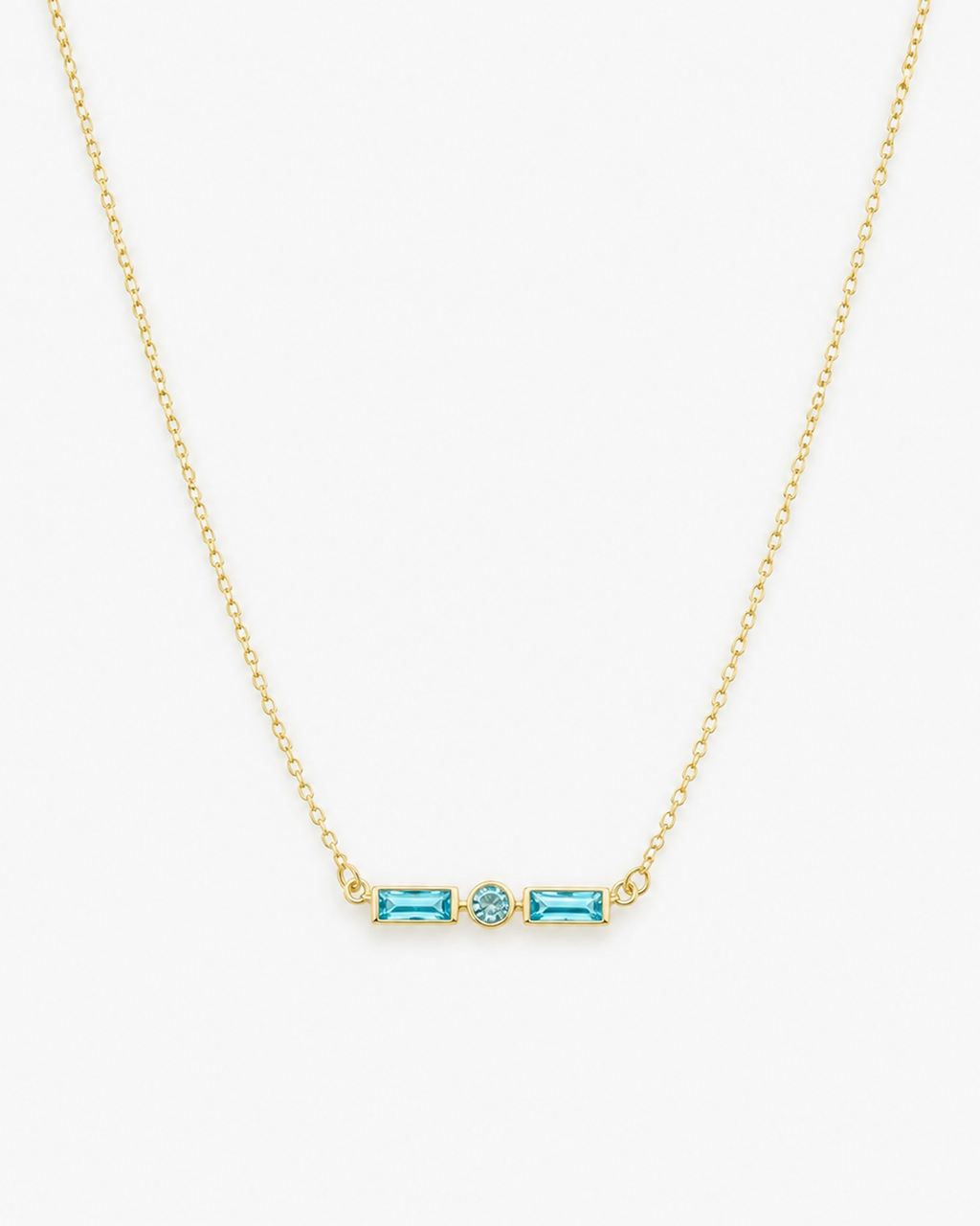 Personalized Initial Morse Birthstone Necklace
