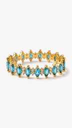 Marquise Personalize Birthstone Ring