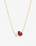 Pearl Gemstone Pendant Necklace