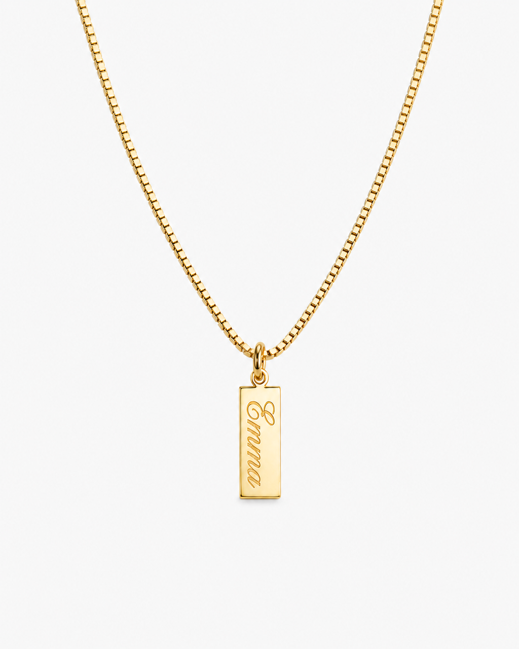 Personalized Bar Name Necklace