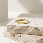 Personalized Initial Letter Band Ring