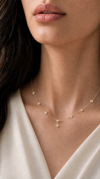 Diamond Station Necklace