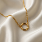 Karma Circle Pendant Necklace