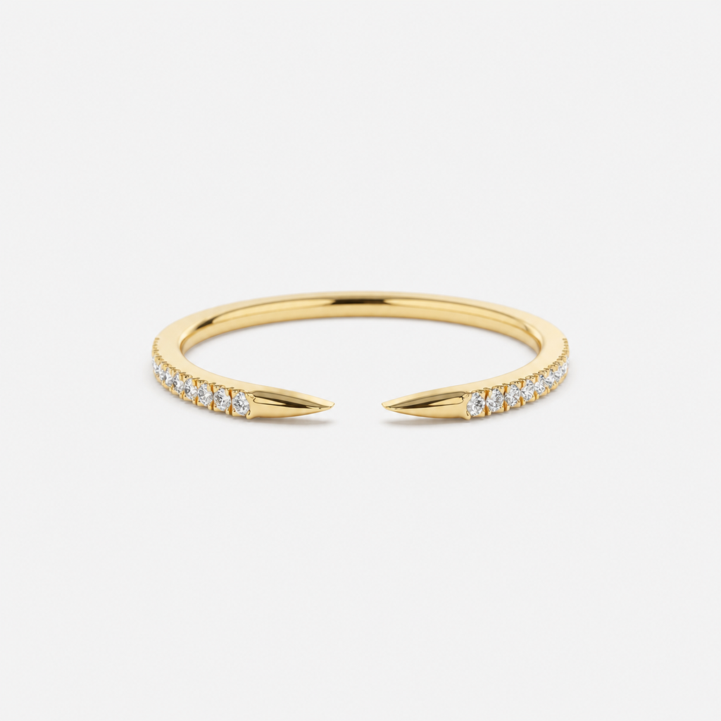 Stackable Pavé Diamond Ring