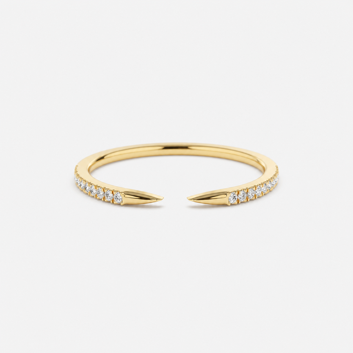 Stackable Pavé Diamond Ring
