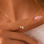 Pearl Gemstone Pendant Necklace