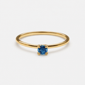 Dainty Blue Topaz Statement Ring