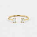 Duo Diamond Open Wedding Band