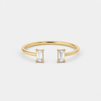 Duo Diamond Open Wedding Band