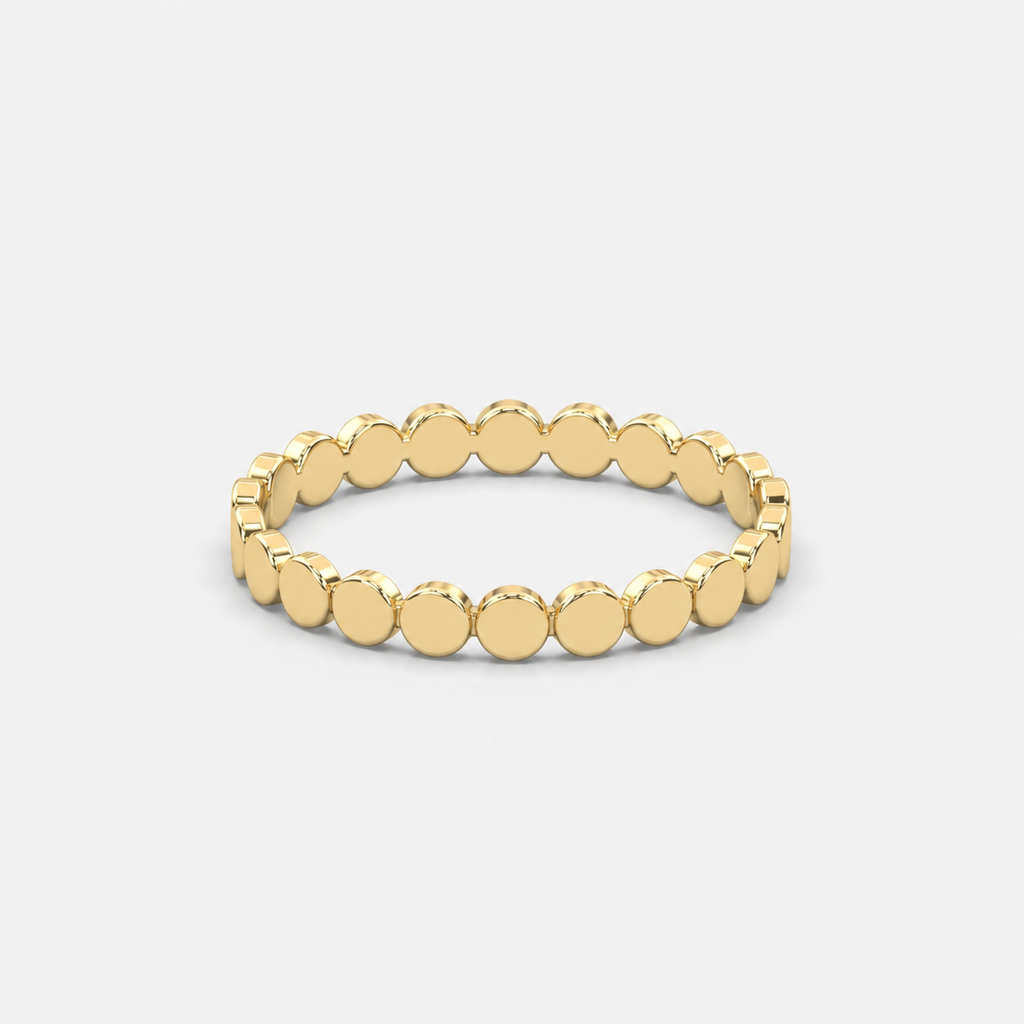 Minimalist Dot Band Ring