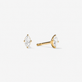 Marquise Diamond Stud Earrings ( PAIR )
