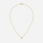 Diamond Station Chain Necklace