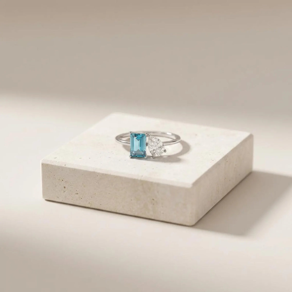 Custom Toi Et Moi Birthstone Ring