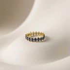 Marquise Personalize Birthstone Ring
