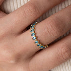 Marquise Personalize Birthstone Ring