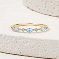 Personalized Marquise Birthstone Ring