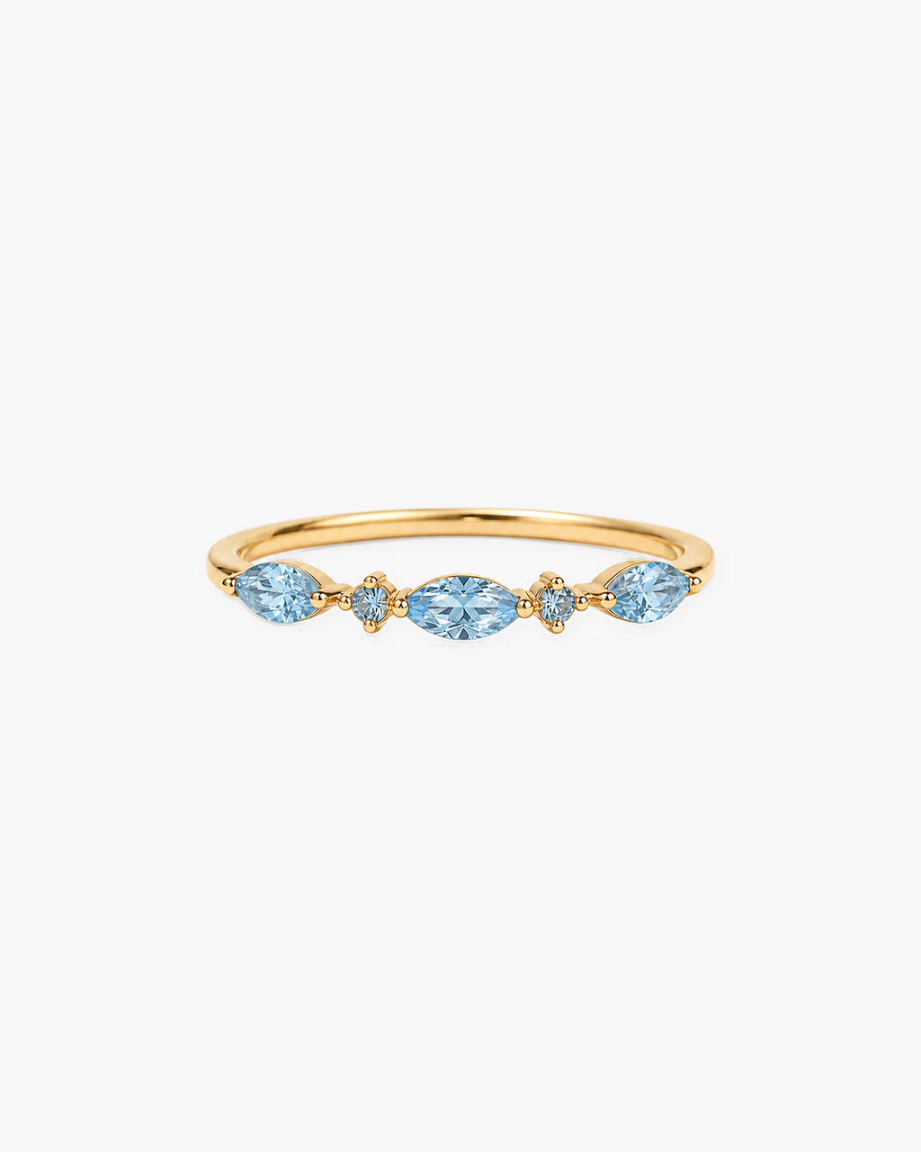 Personalized Marquise Birthstone Ring
