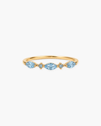 Personalized Marquise Birthstone Ring