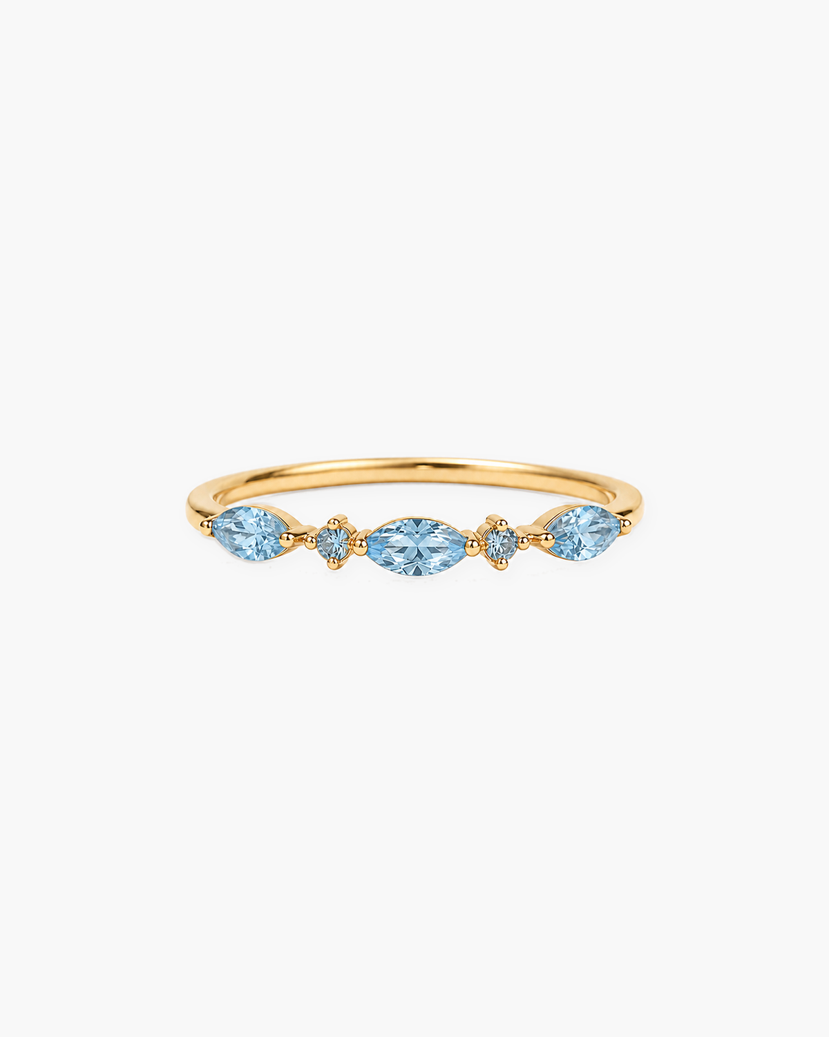 Personalized Marquise Birthstone Ring