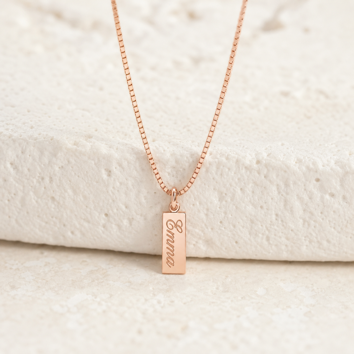 Personalized Bar Name Necklace