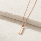 Personalized Bar Name Necklace